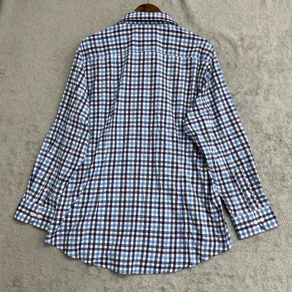 NEW Kirkland Signature Men's XL Performance Sport Dress Shirt Plaid - Picture 3 of 9